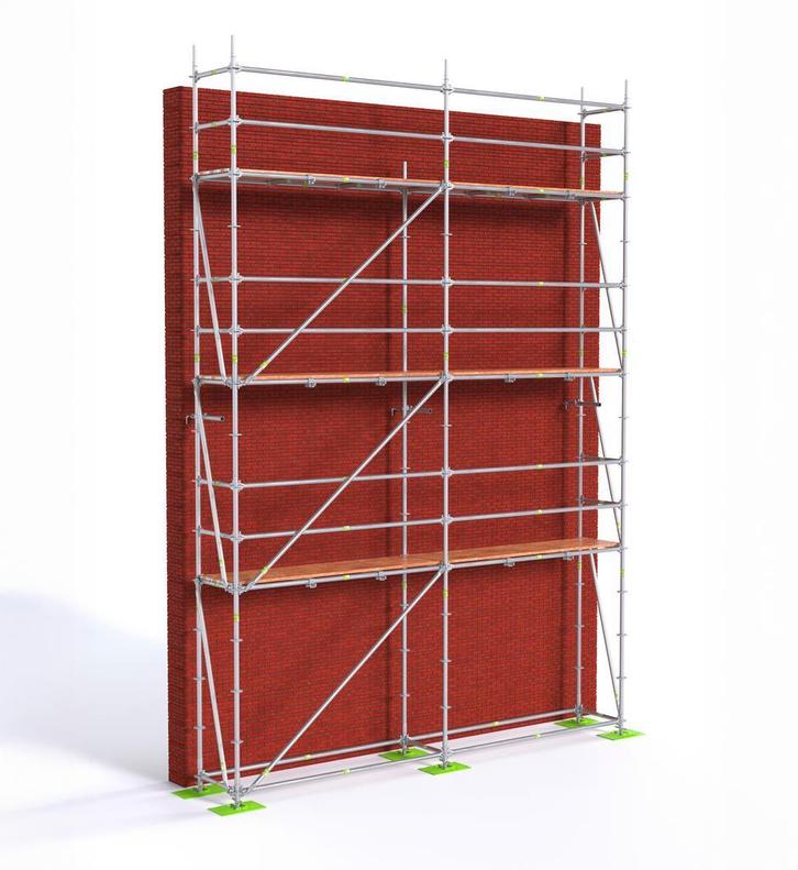 Rix Steigers Complete Set  RMS 5 x 8, Doe-het-zelf en Verbouw, Steigers, Gevelsteiger, Nieuw, 5 meter of hoger, Ophalen of Verzenden