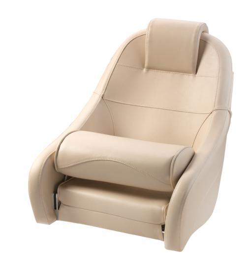 VETUS stuurstoel King crème met opklapbare zitting, Watersport en Boten, Accessoires en Onderhoud, Interieur en Kussens, Nieuw