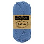 Scheepjes Catona - 10g - 261 Capri Blue, Hobby en Vrije tijd, Breien en Haken, Ophalen of Verzenden, Nieuw, Breien of Haken, Wol of Garen