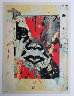 Shepard Fairey (OBEY) (1970) - Enhanced Disintegration (Red), Antiek en Kunst