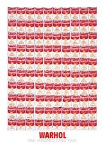 Kunstdruk Andy Warhol - One Hundred Cans 1962 65x90cm, Huis en Inrichting, Woonaccessoires | Schilderijen, Tekeningen en Foto's