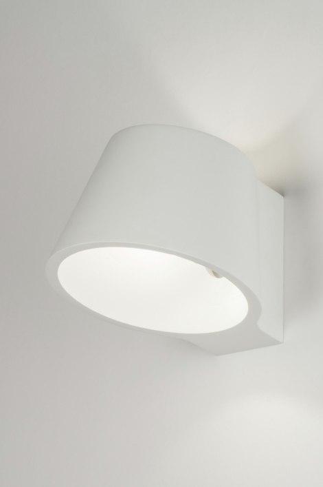 Rietveld Wandlampen - Wit - Keramiek, Huis en Inrichting, Lampen | Wandlampen, Verzenden