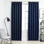 Blauwe Verduisterende Gordijnen 140x225 - Retourdeal! 35%..., Simpel, 100 tot 150 cm, Nieuw, Ophalen of Verzenden