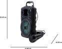 BRAINZ Karaoke boombox met microfoon - Karaoke Set - Bluetoo, Nieuw