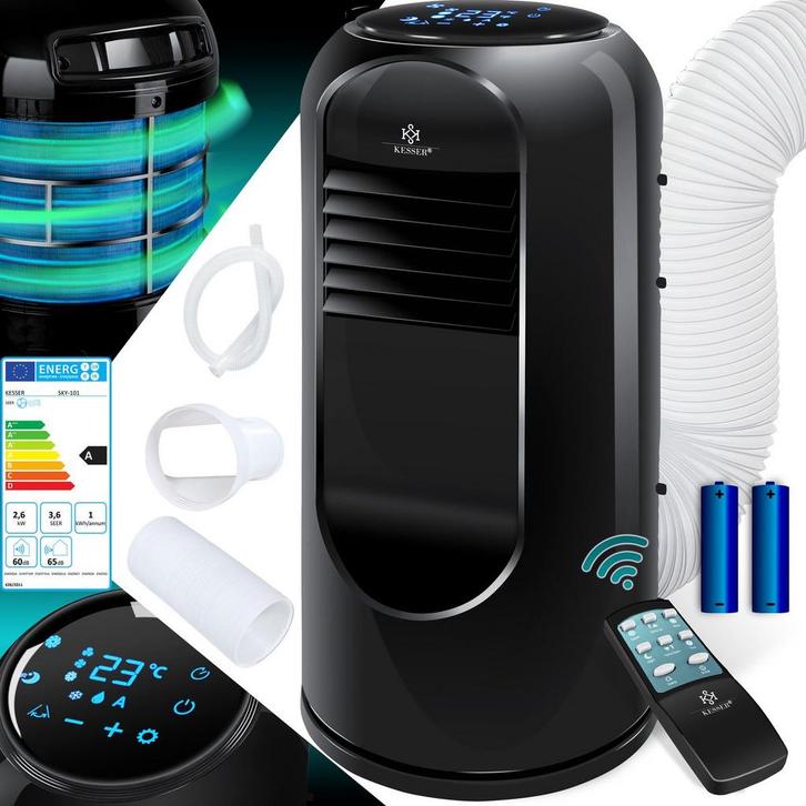 KESSER® 4in1 Mobiele airconditioning - Luchtontvochtiger - 9, Witgoed en Apparatuur, Airco's, Zo goed als nieuw, Verzenden