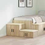 vidaXL Opslagkast Sonoma Eik 103x41x40 cm Geengineerd Hout, Huis en Inrichting, Minder dan 45 cm, Verzenden, Nieuw, Minder dan 55 cm