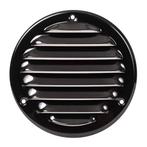 Europlast metalen ventilatierooster rond zwart Ø 100mm -, Doe-het-zelf en Verbouw, Ophalen of Verzenden, Nieuw