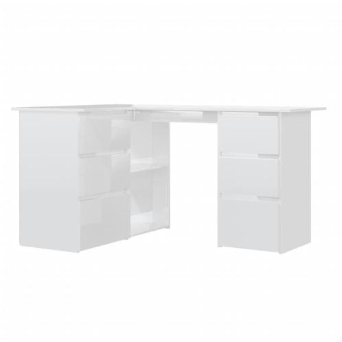Hoekbureau Wit 145cm | Retourdeal | 35% Korting, Huis en Inrichting, Bureaus, Nieuw, Bureau, Ophalen of Verzenden