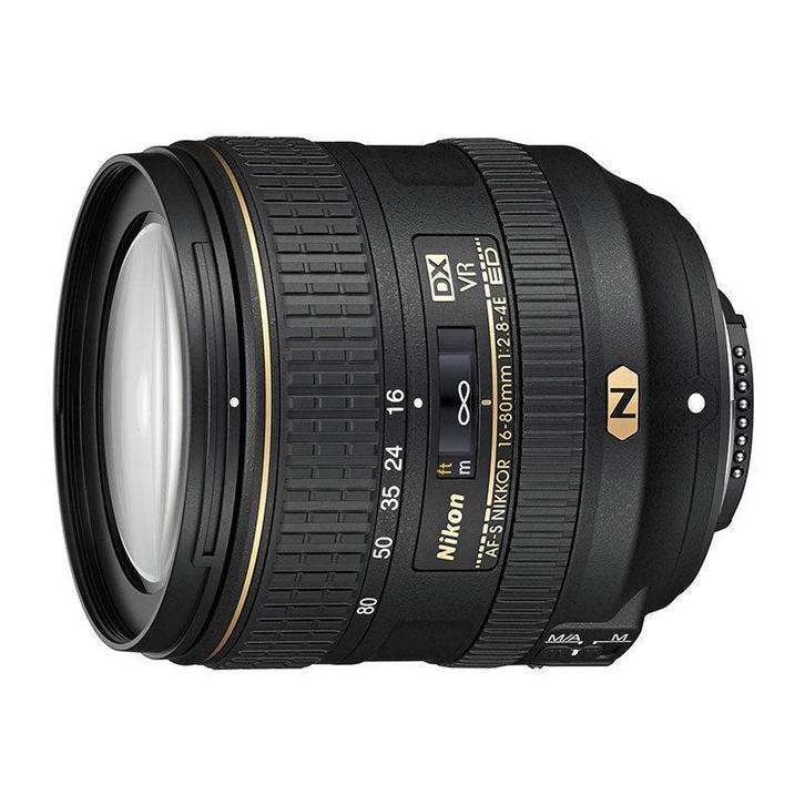 Nikon AF-S DX 16-80mm f/2.8-4 E ED VR objectief - Tweedehand, Audio, Tv en Foto, Fotografie | Lenzen en Objectieven, Standaardlens