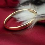 Gouden gladde slavenarmband | Ø 60 mm (gouden slavenarmband, Ophalen of Verzenden, Gebruikt, Overige kleuren, Goud