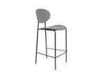 Veiling - 4x WHITE LABEL DONNY GREY COUNTER STOOL, Huis en Inrichting, Stoelen, Nieuw