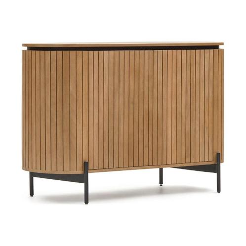 *WOONWINKEL* Kave Home Licia Ovaal Dressoir Van Mangohout 12, Huis en Inrichting, Kasten | Dressoirs, Nieuw, Verzenden