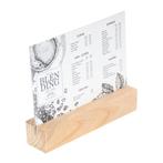 BLOC Cardd - Menukaarthouder Essenhout 210x48x40 mm, Zakelijke goederen, Horeca | Meubilair en Inrichting, Nieuw in verpakking