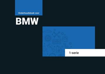 Onderhoudsboekje voor BMW 1-serie