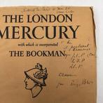 Signed; Llewelyn Powys - The London Mercury - Feb 1935, Antiek en Kunst, Antiek | Boeken en Bijbels
