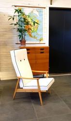 Vintage relax Fauteuils uit 1920-1970 neerzetten en genieten, Huis en Inrichting, Fauteuils, Hout, Gebruikt, Minder dan 75 cm