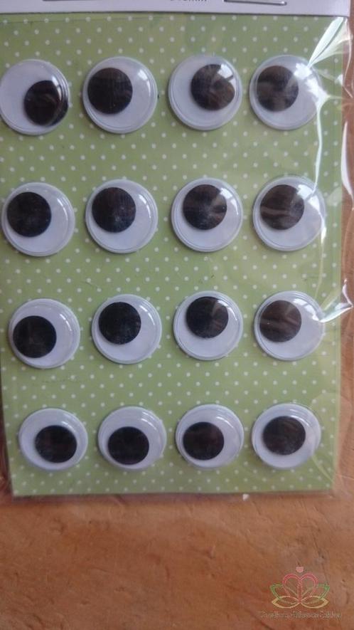 Wiebelogen zelfklevend 15mm ø 16stuks Wiebelogen zelfklevend, Huis en Inrichting, Woonaccessoires | Kunstplanten en Kunstbloemen