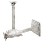 Emick Romer, London - Kaarsenhouder (2) - .925 zilver - 26,5, Antiek en Kunst
