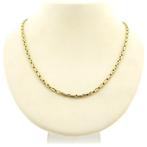 Gouden anker schakelcollier (Ketting), Ophalen of Verzenden, Gebruikt, Overige kleuren, Goud