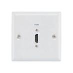 AV:link HDMI Wand Aansluitpaneel 86x86mm - 1x HDMI - Wit, Verzenden, Nieuw