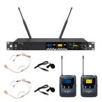 Citronic TU2-N Afstembaar UHF Draadloos Systeem 2x Headset, Muziek en Instrumenten, Verzenden, Nieuw, Overige typen
