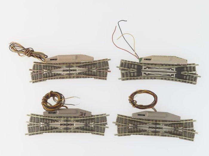 Fleischmann N - 9167R/9184/9185 - Modeltreinsporen (4) -, Hobby en Vrije tijd, Modeltreinen | N-Spoor