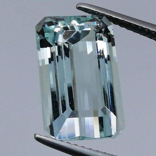 Aquamarijn - 8.41 ct - Instituto Gemólogico Español (IGE) -, Sieraden, Tassen en Uiterlijk, Edelstenen