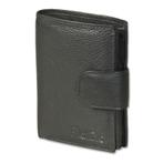 Platino Portemonnee Unisex met Drukknoop sluiting | Zwart, Overige merken, Verzenden, Zwart, Nieuw