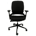 Steelcase Leap V2 Zwart, Huis en Inrichting, Bureaustoelen, Verzenden, Zwart, Zo goed als nieuw, Bureaustoel