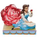 Disney Traditions – Belle An Enchanted Rose, Ophalen of Verzenden, Assepoester of Belle, Nieuw, Beeldje of Figuurtje