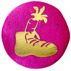 Baretspeld / button Gevuld schoentje - roze, Ophalen of Verzenden, Nieuw