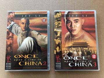 2X Jet Li - Once upon a time in China 2 en 3 - NIEUWSTAAT beschikbaar voor biedingen