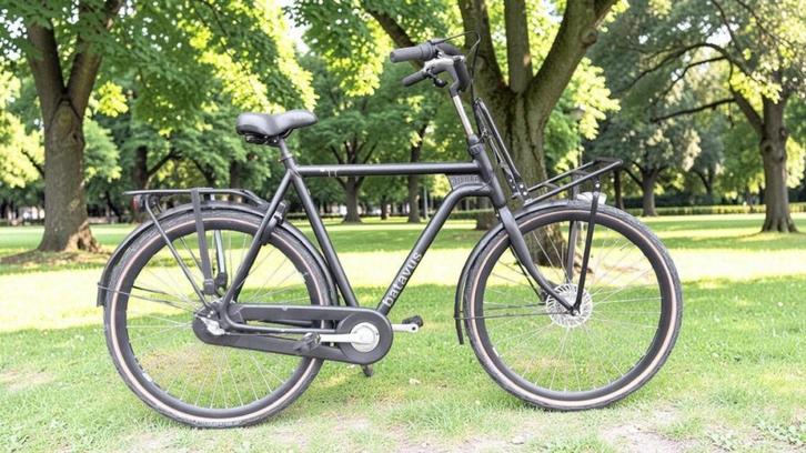 Batavus Quip cargo H Nexus 3 Handrem Mat Zwart Heren, Fietsen en Brommers, Fietsen | Heren | Herenfietsen, Gebruikt, Batavus, Ophalen