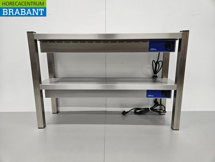 RVS Dubbele Warmtebrug Warmhoudbrug Verwarmde Etagere, Zakelijke goederen, Horeca | Keukenapparatuur, Nieuw in verpakking, Ophalen of Verzenden