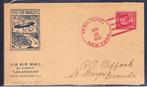 Verenigde Staten 1925 - Luchtpostenvelop van Los Angeles, Gestempeld