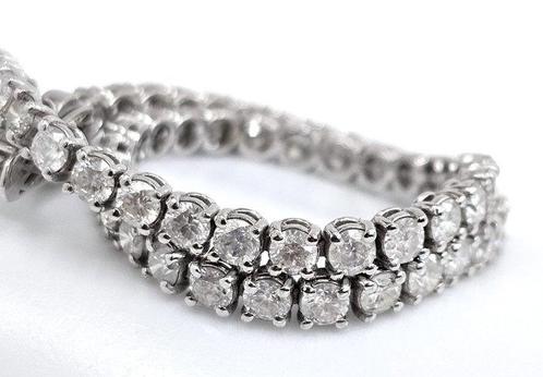 Zonder Minimumprijs - Armband - 14 karaat Witgoud - 5.00ct., Sieraden, Tassen en Uiterlijk, Armbanden