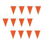 Goedkope oranje vlaggenlijn 10 m - Oranje versiering