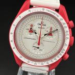 Omega x Swatch - MoonSwatch - Mission to Mars - Zonder, Sieraden, Tassen en Uiterlijk, Horloges | Heren, Nieuw