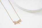 Halsketting - 14 karaat Geel goud - 0.32ct. tw. Diamant, Nieuw