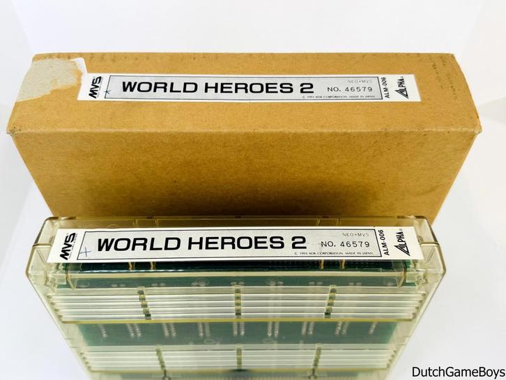 Neo Geo MVS - World Heroes 2, Spelcomputers en Games, Games | Overige, Gebruikt, Verzenden