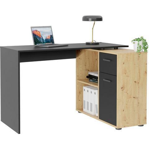 FMD Hoekbureau AUGSBURG Bureau/sideboard met, Huis en Inrichting, Bureaus, Nieuw, Verzenden