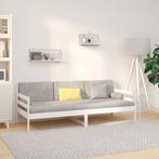 vidaXL Slaapbank zonder matras 80x200 cm massief grenenhout, Eenpersoons, Verzenden, Wit, Nieuw