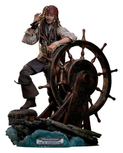 Jack Sparrow Deluxe 1:6 Scale Figure - Hot Toys - Pirates of, Verzamelen, Beelden en Beeldjes, Ophalen of Verzenden