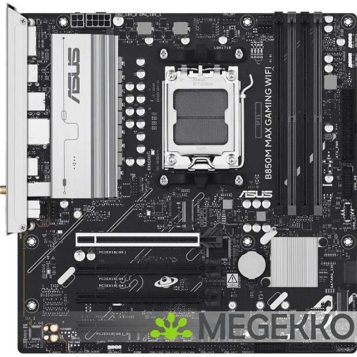 ASUS B850M MAX GAMING WIFI AMD B850 Socket AM5 micro ATX, Computers en Software, Moederborden, Nieuw, Verzenden