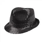 Zwarte Hoed Glitter, Verzenden, Nieuw