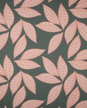 Linnen Viscose Washed Abstract Donker Groen, Hobby en Vrije tijd, Stoffen en Lappen, Groen, Nieuw
