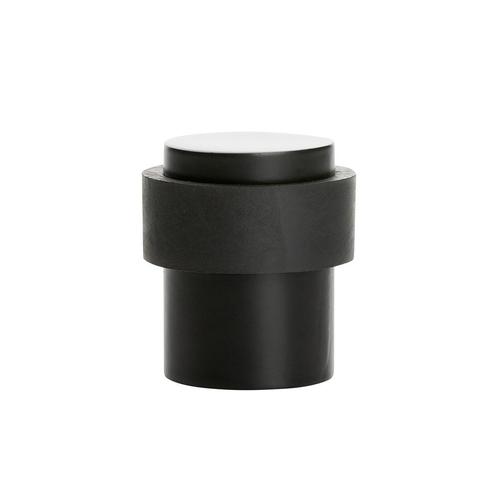 Deurstopper zwart voor vloermontage 30x40 mm, Doe-het-zelf en Verbouw, Hang- en Sluitwerk, Overige typen, Nieuw, Overige materialen