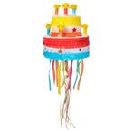 Trekpiñata Kleurrijke Verjaardagstaart, Hobby en Vrije tijd, Ophalen of Verzenden, Nieuw