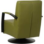 Leren draaifauteuil Mood - Toledo Apple Green (groen) -, Huis en Inrichting, Stoelen, Leren draaifauteuil Mood - Toledo Apple Green (groen) - Schotelvoet zwart past perfect in uw interieur als u woonstijl: Industrieel, Modern is.