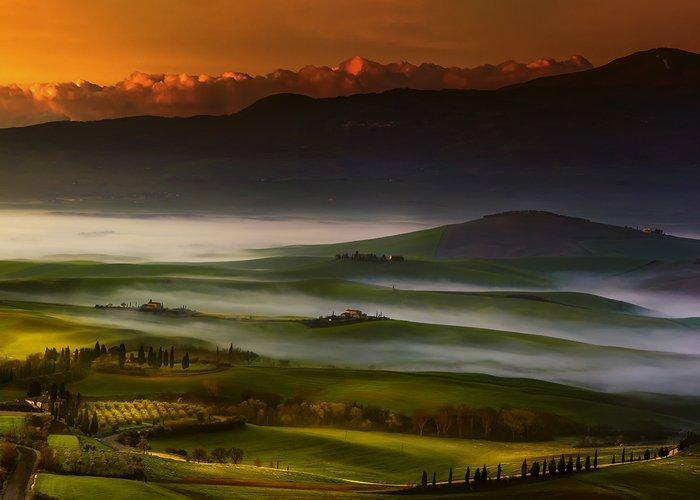 Elena Paraskeva - Val DOrcia In The Mist (2016) - XL, Antiek en Kunst, Kunst | Designobjecten